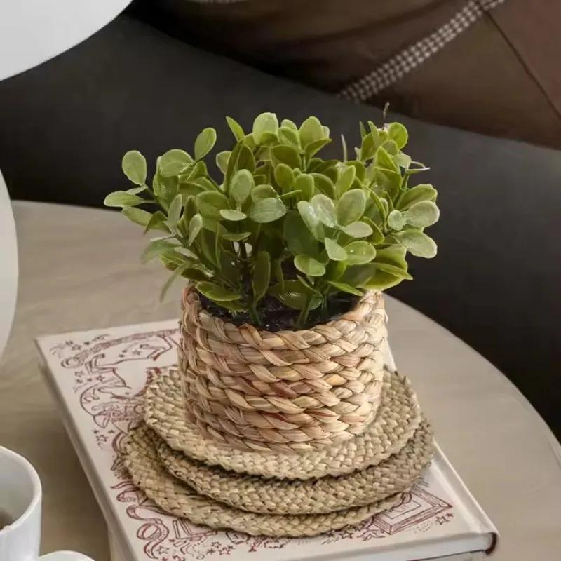 Home Office Layout - 1Pc Potted Plant Small Fake Plants