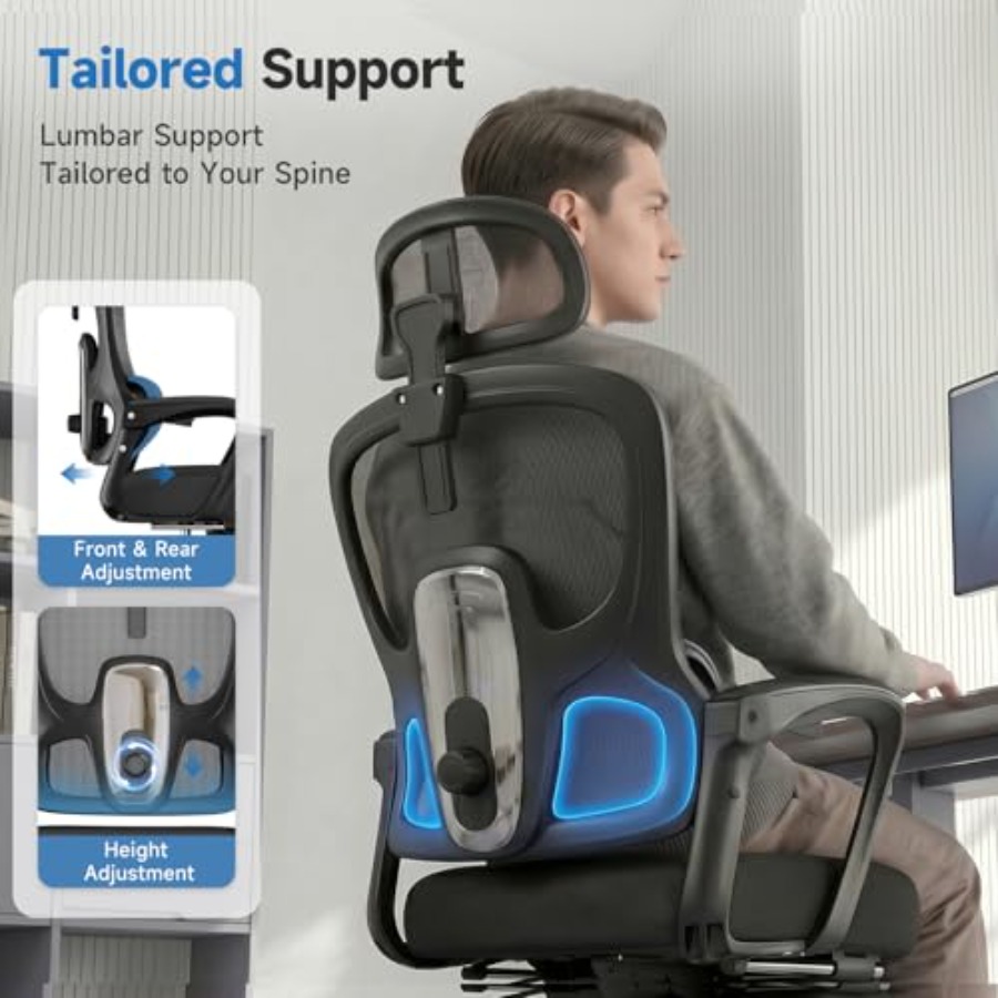 Ergonomic Office Chair with Fo - Ergonomic Office Chair 评论和价格