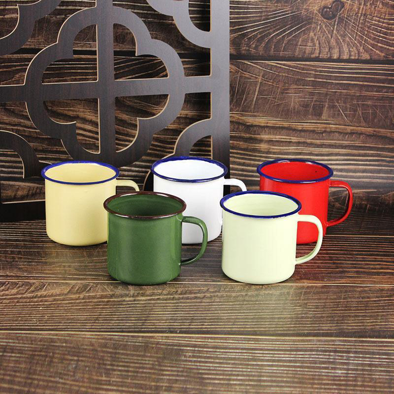【M】Enamel Drinking Mugs Multip - Home Office Logo 评论和价格