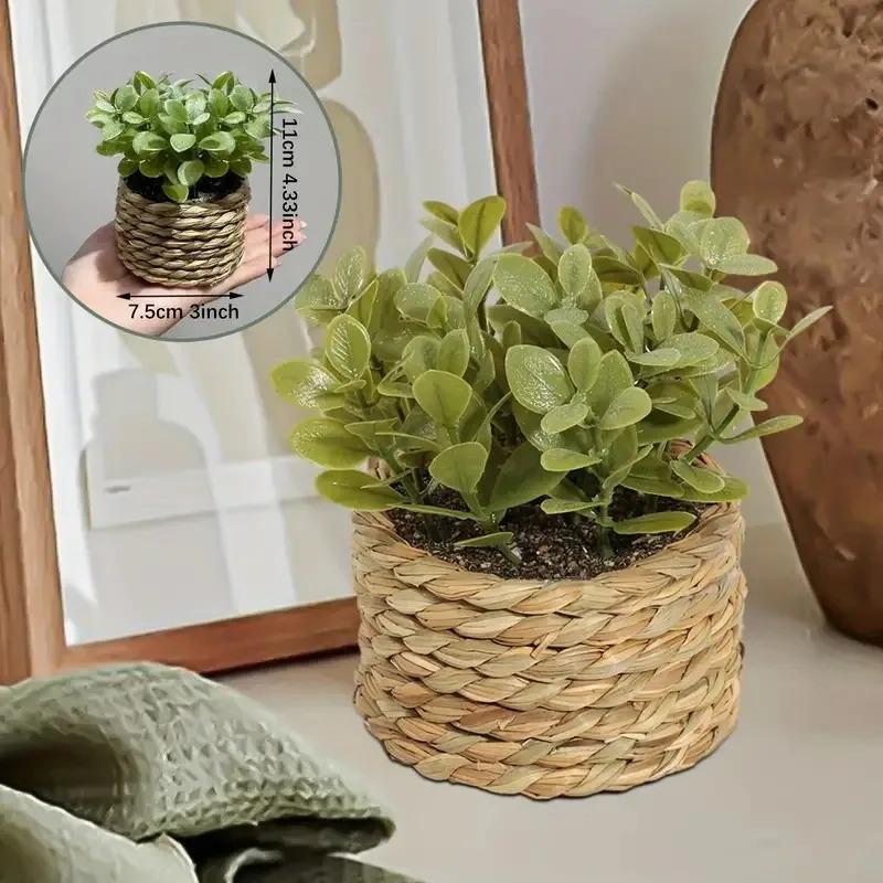 1Pc Potted Plant Small Fake Pl - Home Office Layout 评论和价格