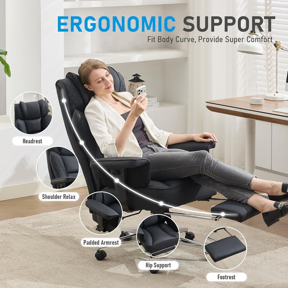 Big and Tall Oice Chair, Ergon - Ergonomic Office Chair 评论和价格