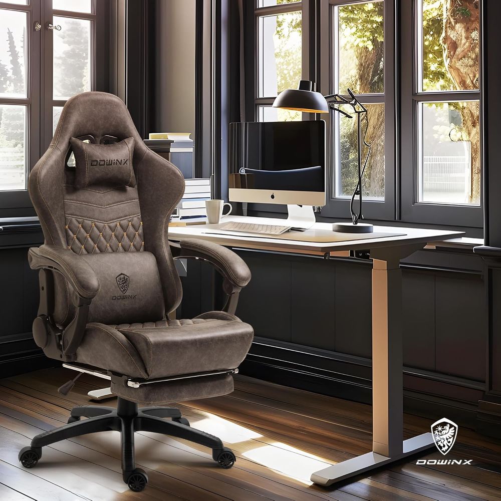 Big & Tall Vintage Gaming Chai - Ergonomic Office Chair 评论和价格