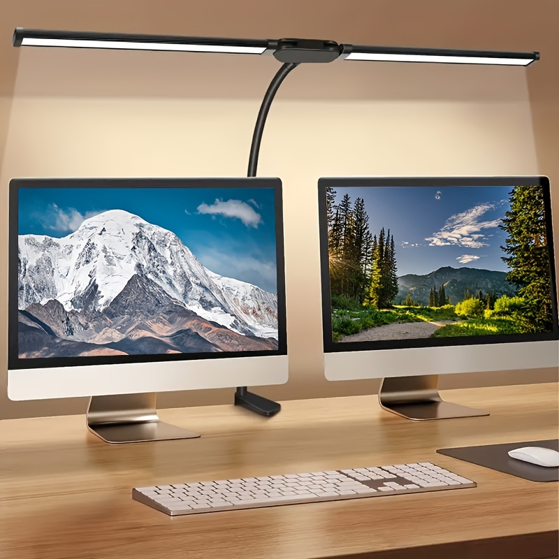 Double Head LED Desk Lamp with - Home Office Work Table 评论和价格